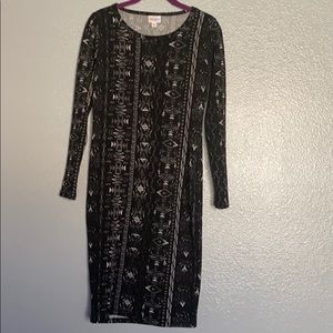 LuLaRoe Julia dress in XS